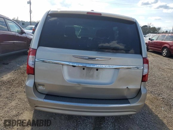 2014 Chrysler Town & Country Touring with VIN 2C4RC1BGXER438570, listed as a Copart auction lot 50008645 with 176,562 mi miles and Salvage Title. Bid and sale history available at carsss.com. Image 6.