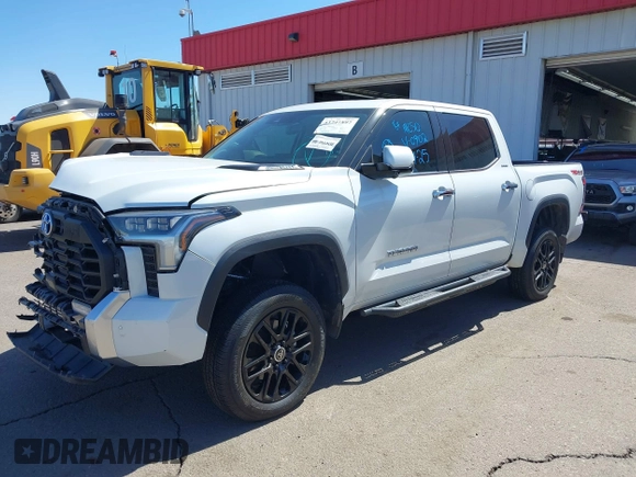 2023 Toyota Tundra Limited Hybrid with VIN 5TFJC5DB9PX020902, listed as a IAAI auction lot 41741897 with 44,921 mi miles and . Bid and sale history available at DreamBid. Image 17.