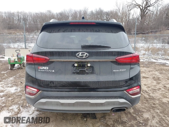 2020 Hyundai Santa Fe Limited with VIN 5NMS5CAA3LH250453, listed as a IAAI auction lot 41346692 with 87,876 mi miles. Bid and sale history available at carsss.com. Image 16.