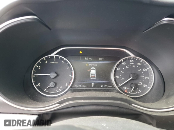 2018 Nissan Maxima SL with VIN 1N4AA6AP9JC390084, listed as a Copart auction lot 52313525 with 119,291 mi miles and Salvage title. Bid and sale history available at DreamBid. Image 9.