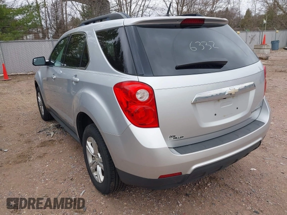 2013 Chevrolet Equinox LT with VIN 2GNALDEK8D6116712, listed as a IAAI auction lot 42036332 with 1 mi miles. Bid and sale history available at carsss.com. Image 3.