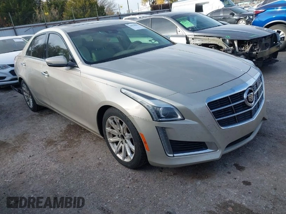 2014 Cadillac CTS Luxury RWD with VIN 1G6AR5SX5E0178417, listed as a IAAI auction lot 40956981 with 117,532 mi miles. Bid and sale history available at carsss.com. Image 1.