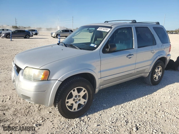 2004 Ford Escape Limited with VIN 1FMCU041X4KA45604, listed as a Copart auction lot 80974334 with 88,687 mi miles and Salvage Title. Bid and sale history available at carsss.com. Image 1.