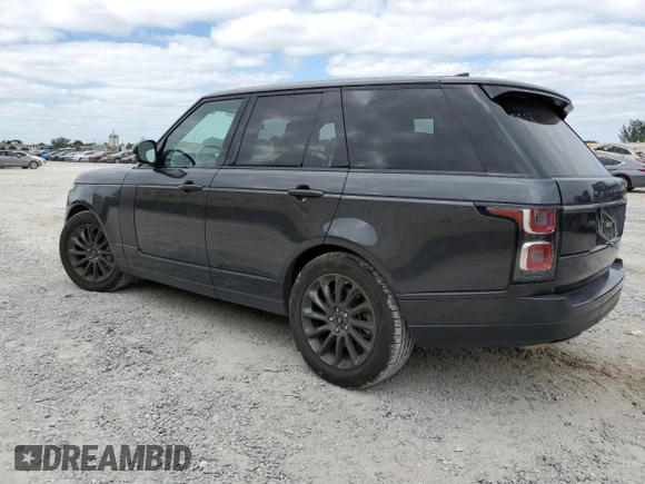 2020 Land Rover Range Rover z VIN SALGR2SUXLA572829, wystawiony jako Copart lot #81239604 z przebiegiem 43 478 mil mil oraz Szkoda całkowita • Salvage title. Historia ofert i sprzedaży dostępna na DreamBid. Obrazek 2.