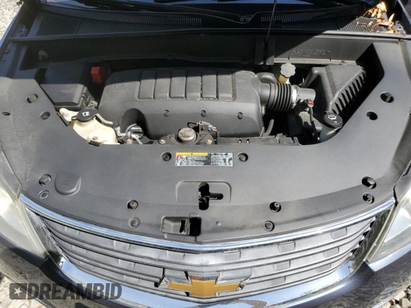 2014 Chevrolet Traverse LS z VIN 1GNKVFEDXEJ123578, wystawiony jako Copart lot #57697115 z przebiegiem 112 680 mil mil oraz Szkoda całkowita • Salvage title. Historia ofert i sprzedaży dostępna na DreamBid. Obrazek 12.