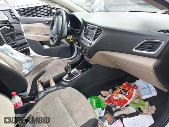 2021 Hyundai Accent SE with VIN 3KPC24A68ME132678, listed as a IAAI auction lot 42532847 with 49,296 mi miles and . Bid and sale history available at DreamBid. Image 5.