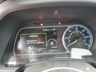 2020 Nissan LEAF SV Plus with VIN 1N4BZ1CP6LC301328, listed as a Copart auction lot 46263255 with 23,034 mi miles and Salvage Title. Bid and sale history available at DreamBid. Image 9.