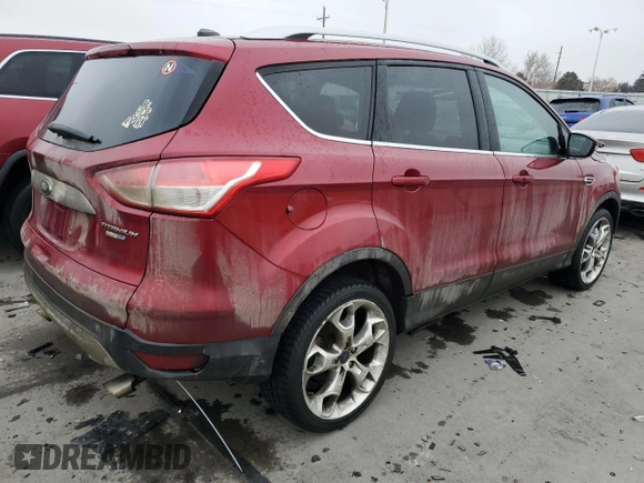 2015 Ford Escape Titanium with VIN 1FMCU9J99FUB25482, listed as a Copart auction lot 43630915 with 150,943 mi miles and Salvage Title. Bid and sale history available at DreamBid. Image 3.