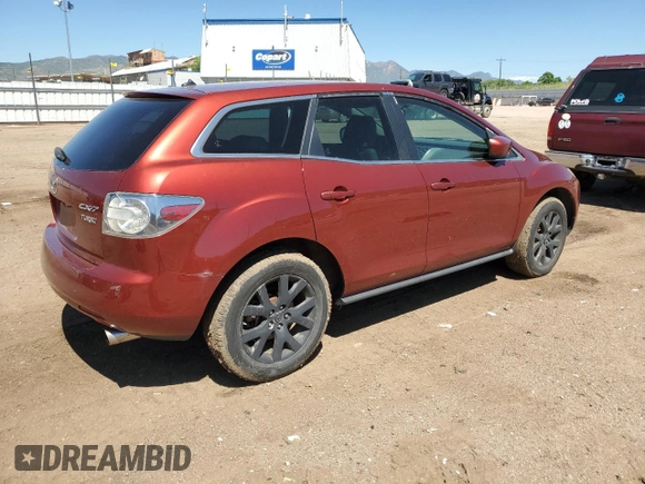 2008 Mazda CX-7 Grand Touring z VIN JM3ER29LX80190946, wystawiony jako Copart lot #61860475 z przebiegiem 136 545 mil mil oraz Czysty tytuł • Clean title. Historia ofert i sprzedaży dostępna na DreamBid. Obrazek 3.