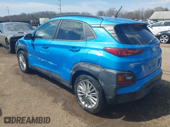 2020 Hyundai Kona SEL with VIN KM8K2CAA3LU492544, listed as a IAAI auction lot 41887870 with 48,210 mi miles and . Bid and sale history available at DreamBid. Image 3.