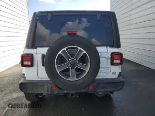 2023 Jeep Wrangler Sahara with VIN 1C4HJXEN6PW692981, listed as a Copart auction lot 42307845 with 26,017 mi miles and Non repairable. Bid and sale history available at DreamBid. Image 6.
