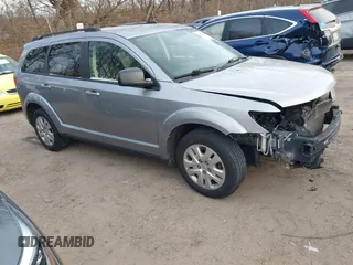 2017 Dodge Journey SE z VIN 3C4PDCAB2HT565806, wystawiony jako IAAI lot #41095127 z przebiegiem 120 486 mil mil oraz . Historia ofert i sprzedaży dostępna na DreamBid. Obrazek 1.