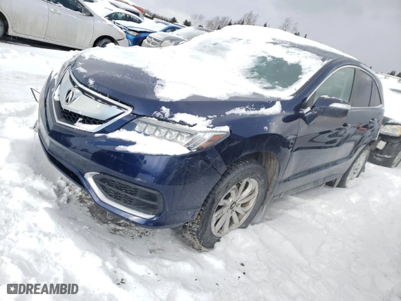 2017 Acura RDX w/Technology Pkg with VIN 5J8TB4H52HL802897, listed as a Copart auction lot 42307715 with 121,305 mi miles and Salvage Title. Bid and sale history available at carsss.com. Image 1.