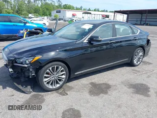 2015 Hyundai Genesis 3.8L with VIN KMHGN4JE5FU063075, listed as a IAAI auction lot 42043518 with 135,079 mi miles. Bid and sale history available at carsss.com. Image 17.