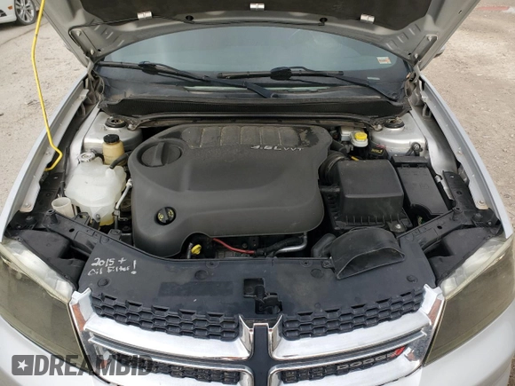2012 Dodge Avenger SXT Plus with VIN 1C3CDZEG7CN264498, listed as a Copart auction lot 53672875 with 124,585 mi miles and Clean Title. Bid and sale history available at carsss.com. Image 11.