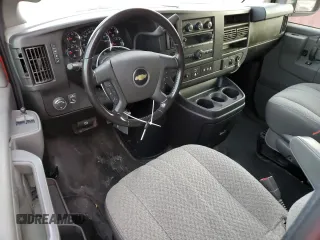 2020 Chevrolet Express Cargo Van with VIN 1GCWGAFP7L1275105, listed as a Copart auction lot 81999044 with 0 mi miles and Salvage Title. Bid and sale history available at carsss.com. Image 8.