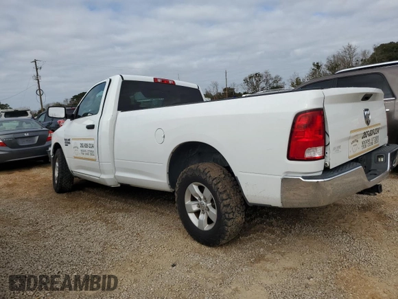 2019 Ram 1500 Classic Tradesman with VIN 3C6JR6DG6KG541192, listed as a Copart auction lot 43459365 with 173,727 mi miles and Salvage Title. Bid and sale history available at carsss.com. Image 2.
