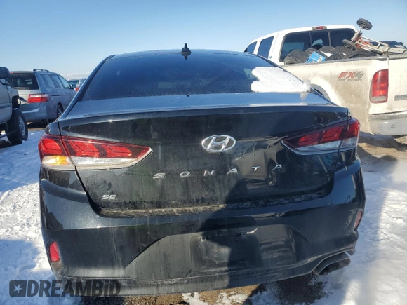 2018 Hyundai Sonata SE z VIN 5NPE24AF2JH690798, wystawiony jako Copart lot #41805415 z przebiegiem 48 101 mil mil oraz Szkoda całkowita • Salvage title. Historia ofert i sprzedaży dostępna na DreamBid. Obrazek 6.