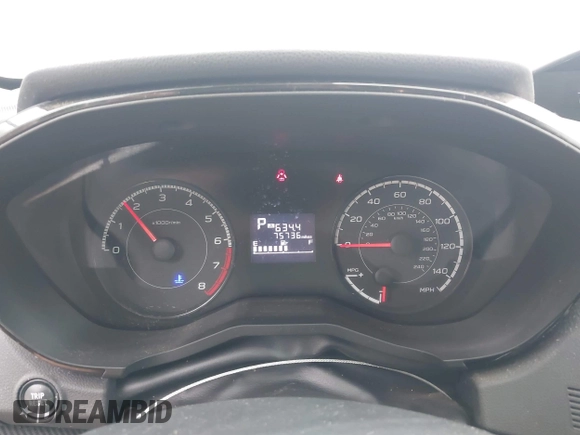 2019 Subaru Impreza with VIN 4S3GTAA62K3743520, listed as a IAAI auction lot 42485321 with 75,736 mi miles and . Bid and sale history available at DreamBid. Image 7.