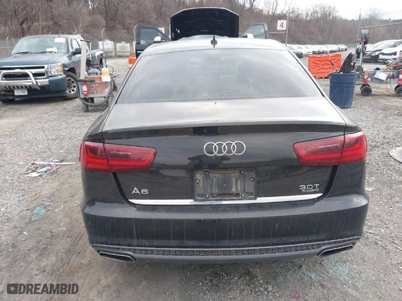 2016 Audi A6 3.0T Premium Plus with VIN WAUFGAFC9GN071253, listed as a IAAI auction lot 41645273 with NaN miles. Bid and sale history available at carsss.com. Image 16.