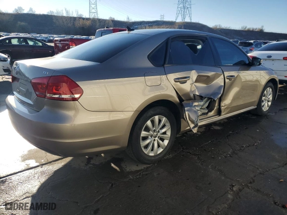 2015 Volkswagen Passat 1.8T Limited Edition with VIN 1VWAT7A39FC071666, listed as a Copart auction lot 81555254 with 73,873 mi miles and Salvage Title. Bid and sale history available at carsss.com. Image 3.
