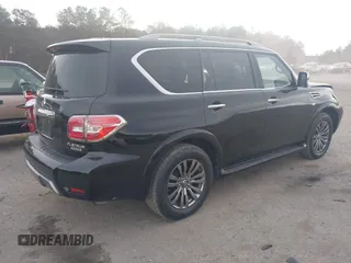 2019 Nissan Armada Platinum z VIN JN8AY2NF0K9351290, wystawiony jako IAAI lot #41234737 z przebiegiem 118 737 mil mil oraz . Historia ofert i sprzedaży dostępna na DreamBid. Obrazek 4.