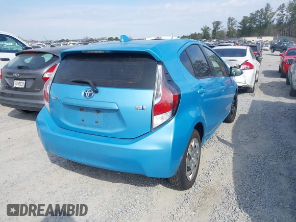 2015 Toyota Prius One with VIN JTDKDTB30F1104223, listed as a IAAI auction lot 41693628 with 194,671 mi miles and . Bid and sale history available at DreamBid. Image 4.