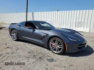 2014 Chevrolet Corvette Z51 2LT with VIN 1G1YJ2D75E5127249, listed as a Copart auction lot 71869424 with 34,818 mi miles and Non repairable. Bid and sale history available at DreamBid. Image 4.