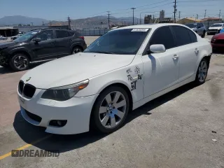 2007 BMW 5 Series 530i with VIN WBANE735X7CM58948, listed as a Copart auction lot 57628395 with 135,290 mi miles and Salvage title. Bid and sale history available at DreamBid. Image 1.