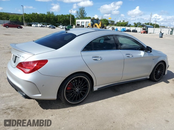2016 Mercedes-Benz CLA 45 AMG with VIN WDDSJ5CB1GN316980, listed as a Copart auction lot 63624754 with 51,293 mi miles and Non Repairable. Bid and sale history available at DreamBid. Image 3.