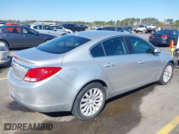 2011 Buick Regal CXL RL2 with VIN W04GP5ECXB1027563, listed as a IAAI auction lot 41890958 with 221,426 mi miles. Bid and sale history available at carsss.com. Image 4.