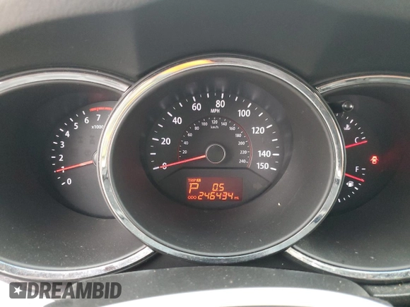 2012 Kia Sorento LX with VIN 5XYKTCA65CG287757, listed as a Copart auction lot 51490665 with 246,434 mi miles and Clean Title. Bid and sale history available at carsss.com. Image 9.