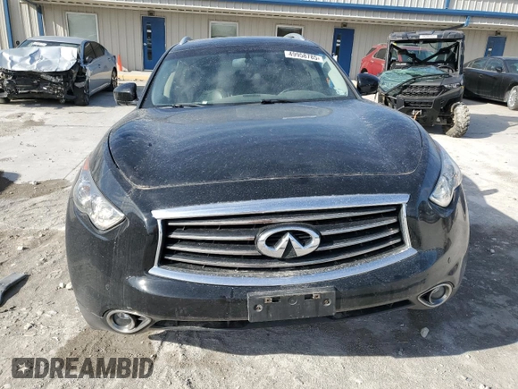 2013 Infiniti FX with VIN JN8CS1MW8DM170086, listed as a Copart auction lot 49958785 with 102,737 mi miles and Salvage Title. Bid and sale history available at carsss.com. Image 5.