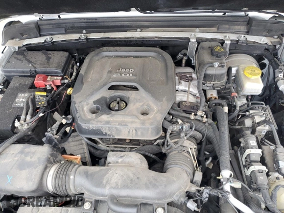 2020 Jeep Wrangler Unlimited Willys with VIN 1C4HJXDN3LW129737, listed as a Copart auction lot 80152464 with 97,700 mi miles and Salvage title. Bid and sale history available at DreamBid. Image 12.