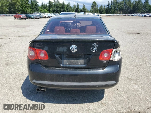 2007 Volkswagen Jetta Wolfsburg Edition with VIN 3VWEF71K67M061788, listed as a Copart auction lot 61759835 with 184,055 mi miles and Salvage title. Bid and sale history available at DreamBid. Image 6.