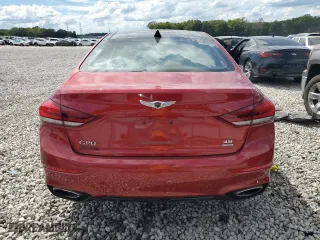 2020 Genesis G80 3.8L with VIN KMTFN4JE2LU329455, listed as a Copart auction lot 69425914 with 36,838 mi miles and Salvage Title. Bid and sale history available at carsss.com. Image 6.
