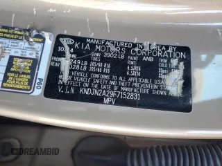 2015 Kia Soul with VIN KNDJN2A29F7152831, listed as a Copart auction lot 42054355 with 175,690 mi miles and Salvage Title. Bid and sale history available at carsss.com. Image 12.