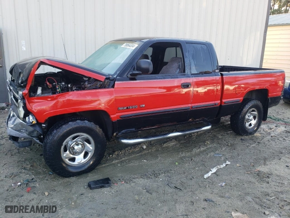 1998 Dodge Ram 1500 with VIN 1B7HF13Y3WJ115929, listed as a Copart auction lot 79954004 with 305,062 mi miles and Salvage Title. Bid and sale history available at carsss.com. Image 1.