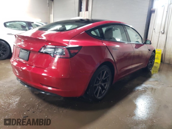 2022 Tesla Model 3 with VIN 5YJ3E1EA8NF289661, listed as a Copart auction lot 52350675 with 153,797 mi miles and Salvage Title. Bid and sale history available at DreamBid. Image 3.
