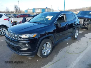 2022 Jeep Compass Latitude with VIN 3C4NJDBB9NT210065, listed as a IAAI auction lot 41744663 with 38,763 mi miles and . Bid and sale history available at DreamBid. Image 18.