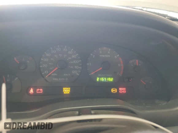 2001 Ford Mustang Standard с VIN 1FAFP40441F187456, выставлен на аукционе Copart как лот 53296415 с пробегом 215 719 миль миль и Списание • Salvage title. История ставок и продаж доступна на DreamBid. Изображение 9.