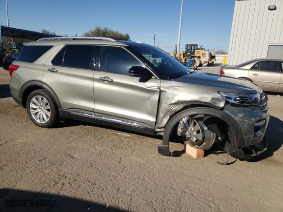 2020 Ford Explorer Limited with VIN 1FMSK7FH5LGB54171, listed as a Copart auction lot 73424144 with 60,801 mi miles and Salvage Title. Bid and sale history available at carsss.com. Image 4.