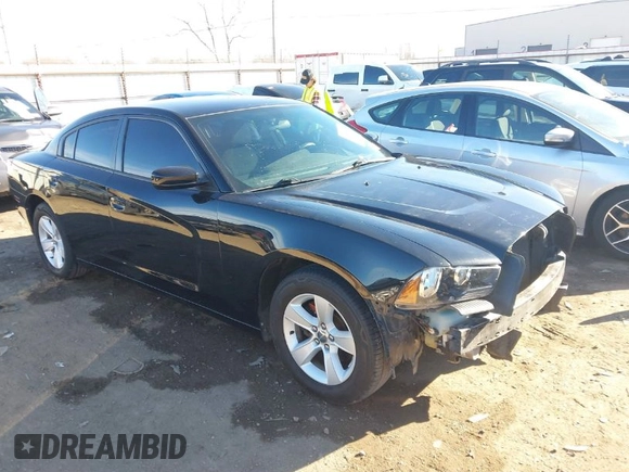 2014 Dodge Charger SE with VIN 2C3CDXBG9EH116776, listed as a IAAI auction lot 41465565 with 128,319 mi miles. Bid and sale history available at carsss.com. Image 1.