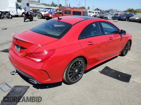2016 Mercedes-Benz CLA 250 with VIN WDDSJ4EB5GN365624, listed as a Copart auction lot 66750223 with 64,752 mi miles and . Bid and sale history available at DreamBid. Image 3.