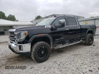 2020 GMC Sierra 2500HD SLT z VIN 1GT49NEYXLF161668, wystawiony jako Copart lot #71719414 z przebiegiem 30 802 mil mil oraz Czysty tytuł • Clean title. Historia ofert i sprzedaży dostępna na DreamBid. Obrazek 1.