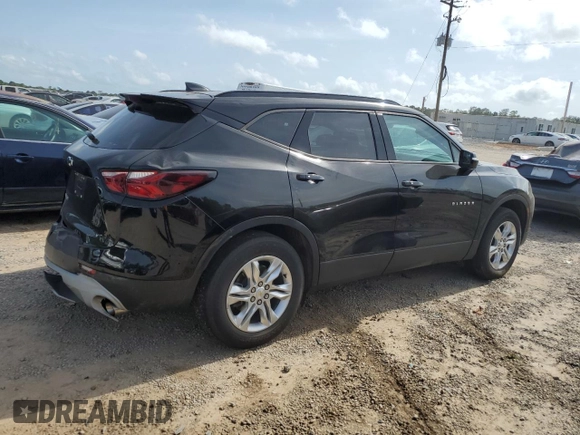 2021 Chevrolet Blazer LT with VIN 3GNKBCRS4MS541390, listed as a Copart auction lot 56626615 with 59,235 mi miles and Non repairable. Bid and sale history available at DreamBid. Image 3.