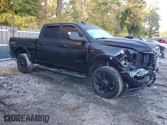 2019 Ram 2500 Laramie with VIN 3C6UR5FJ2KG596173, listed as a Copart auction lot 74971694 with 68,145 mi miles and Salvage Title. Bid and sale history available at carsss.com. Image 4.