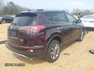 2016 Toyota RAV4 Limited with VIN 2T3DFREV3GW473602, listed as a IAAI auction lot 41801776 with 88,761 mi miles and . Bid and sale history available at DreamBid. Image 4.