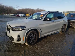 2022 BMW X3 M40i with VIN 5UX83DP04N9J07822, listed as a Copart auction lot 43732255 with 0 mi miles and Salvage Title. Bid and sale history available at carsss.com. Image 1.
