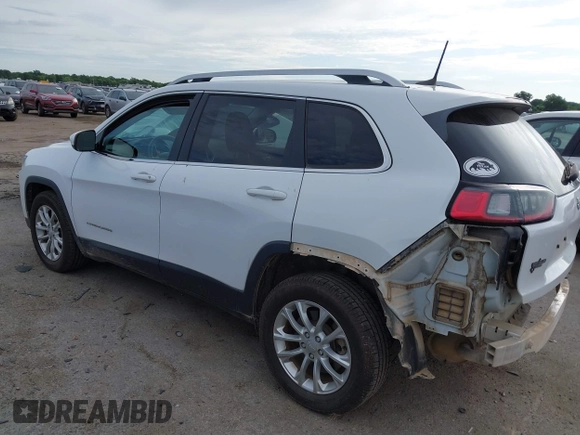 2019 Jeep Cherokee Latitude z VIN 1C4PJLCX8KD313153, wystawiony jako IAAI lot #42608299 z przebiegiem 76 394 mil mil oraz . Historia ofert i sprzedaży dostępna na DreamBid. Obrazek 3.
